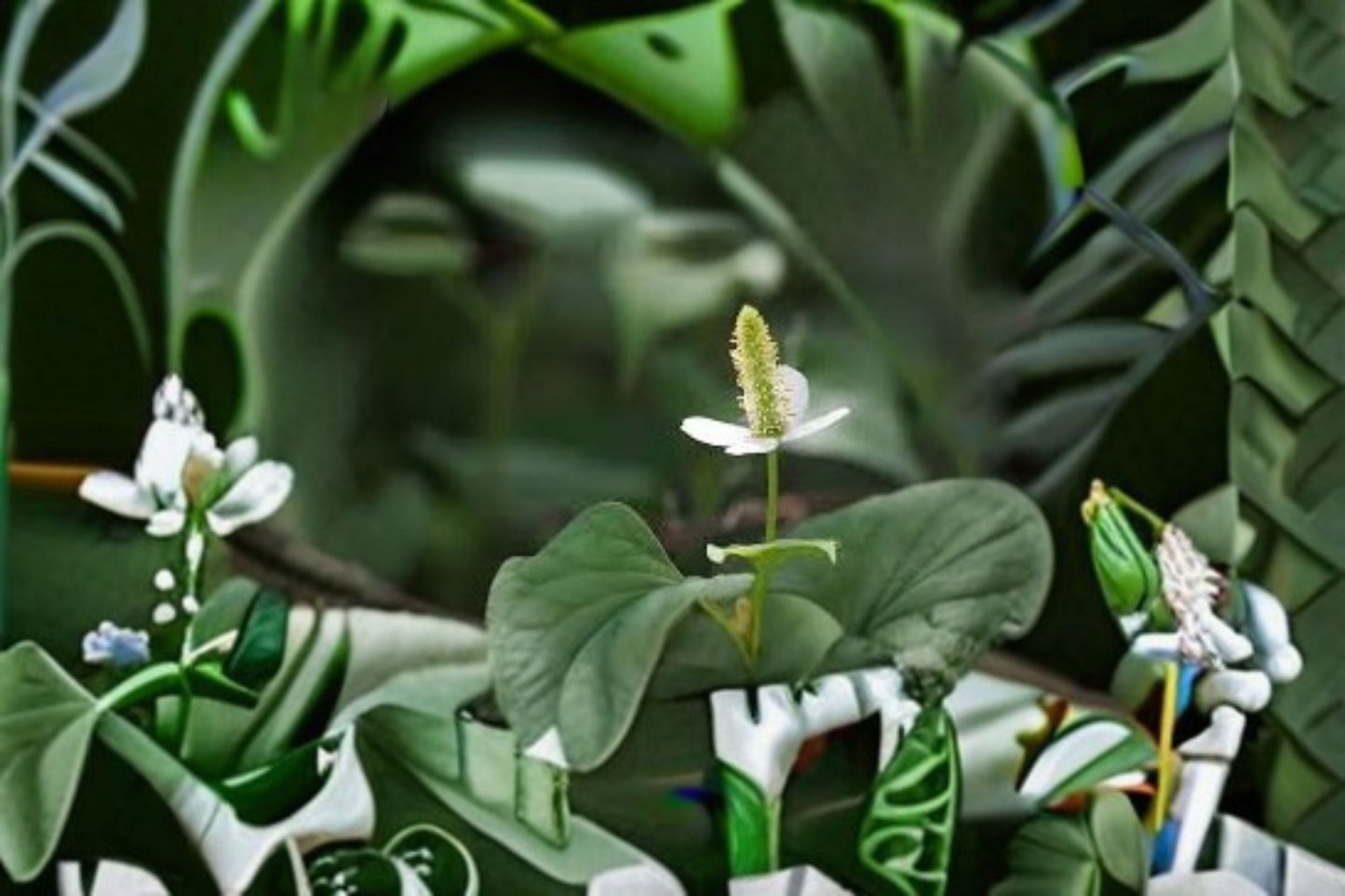 Rainbow Chameleon Live Plant - Ground Cover Perennial with Colorful Foliage - Houttuynia cordata - Shade & Moisture Loving