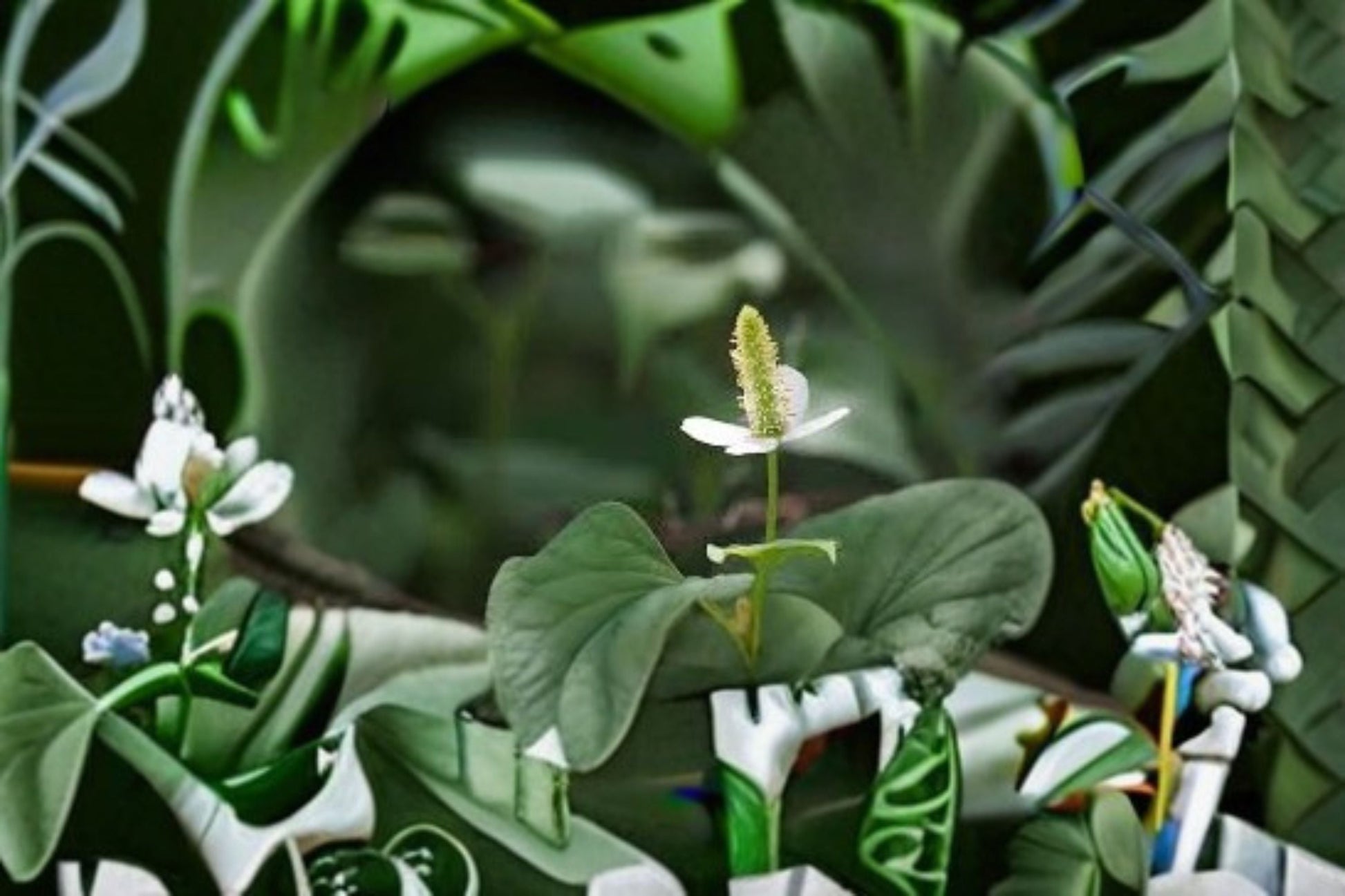 Rainbow Chameleon Live Plant - Ground Cover Perennial with Colorful Foliage - Houttuynia cordata - Shade & Moisture Loving