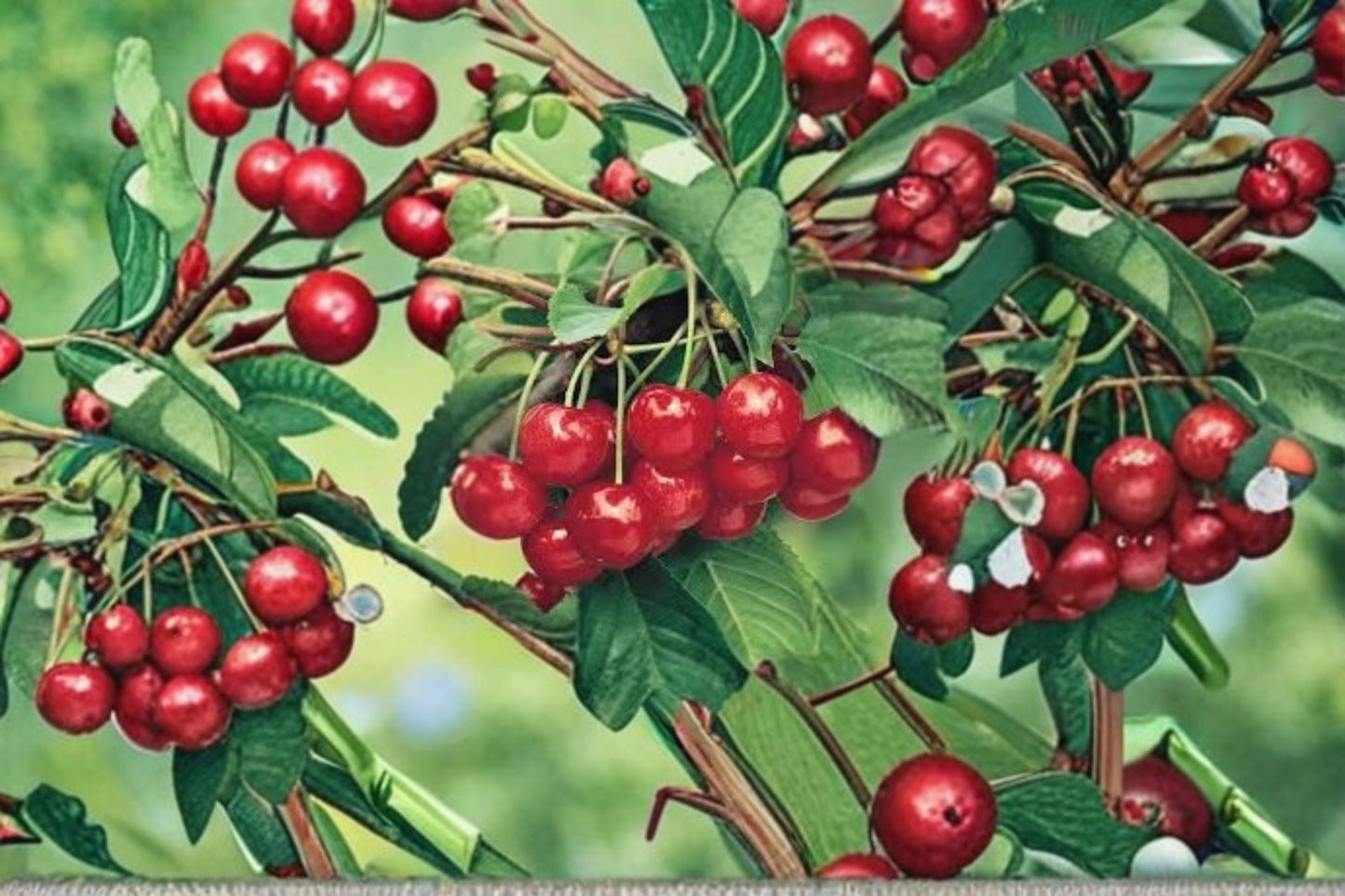 Montmorency Cherry Cuttings 6 Pack - Tart Cherry Variety - Prunus cerasus - Unrooted Plant Cuttings for Propagation