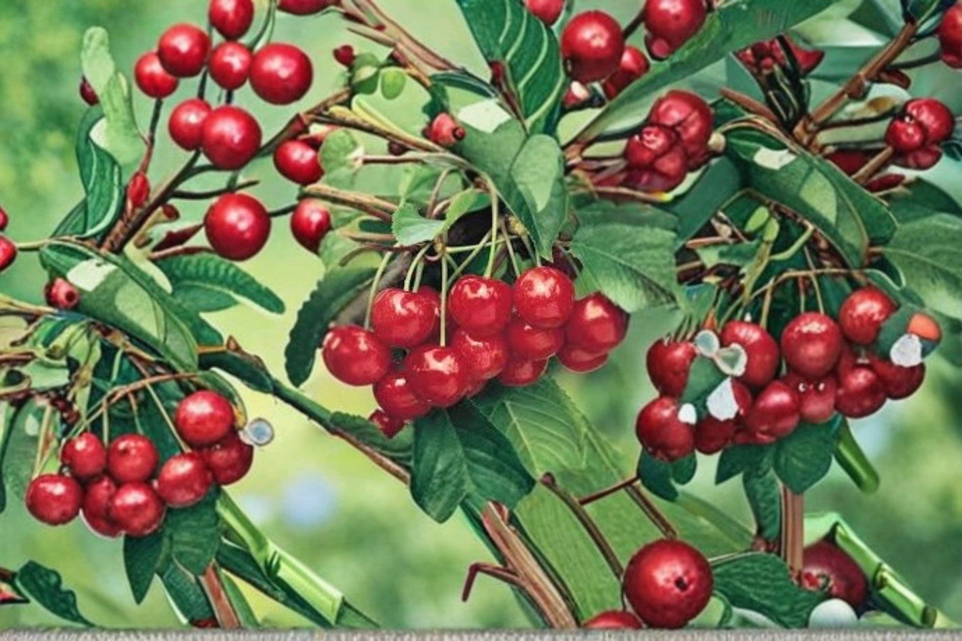 Montmorency Cherry Cuttings 6 Pack - Tart Cherry Variety - Prunus cerasus - Unrooted Plant Cuttings for Propagation