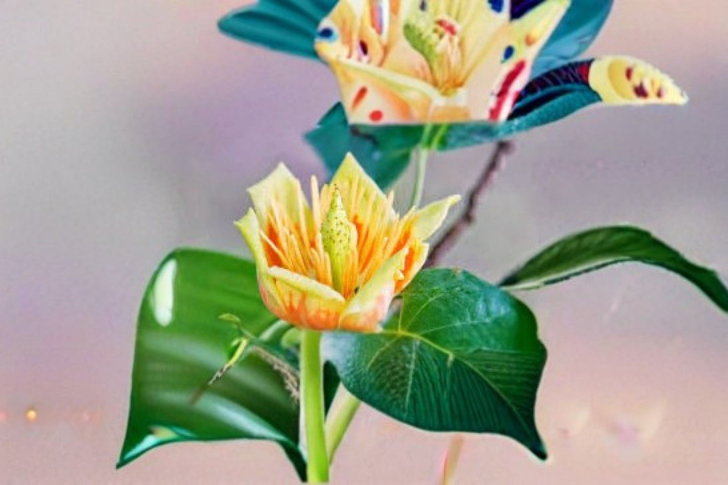 Tulip Tree Live Plant - Liriodendron tulipifera - Fast-Growing Shade Tree with Distinctive Tulip-Shaped Blooms