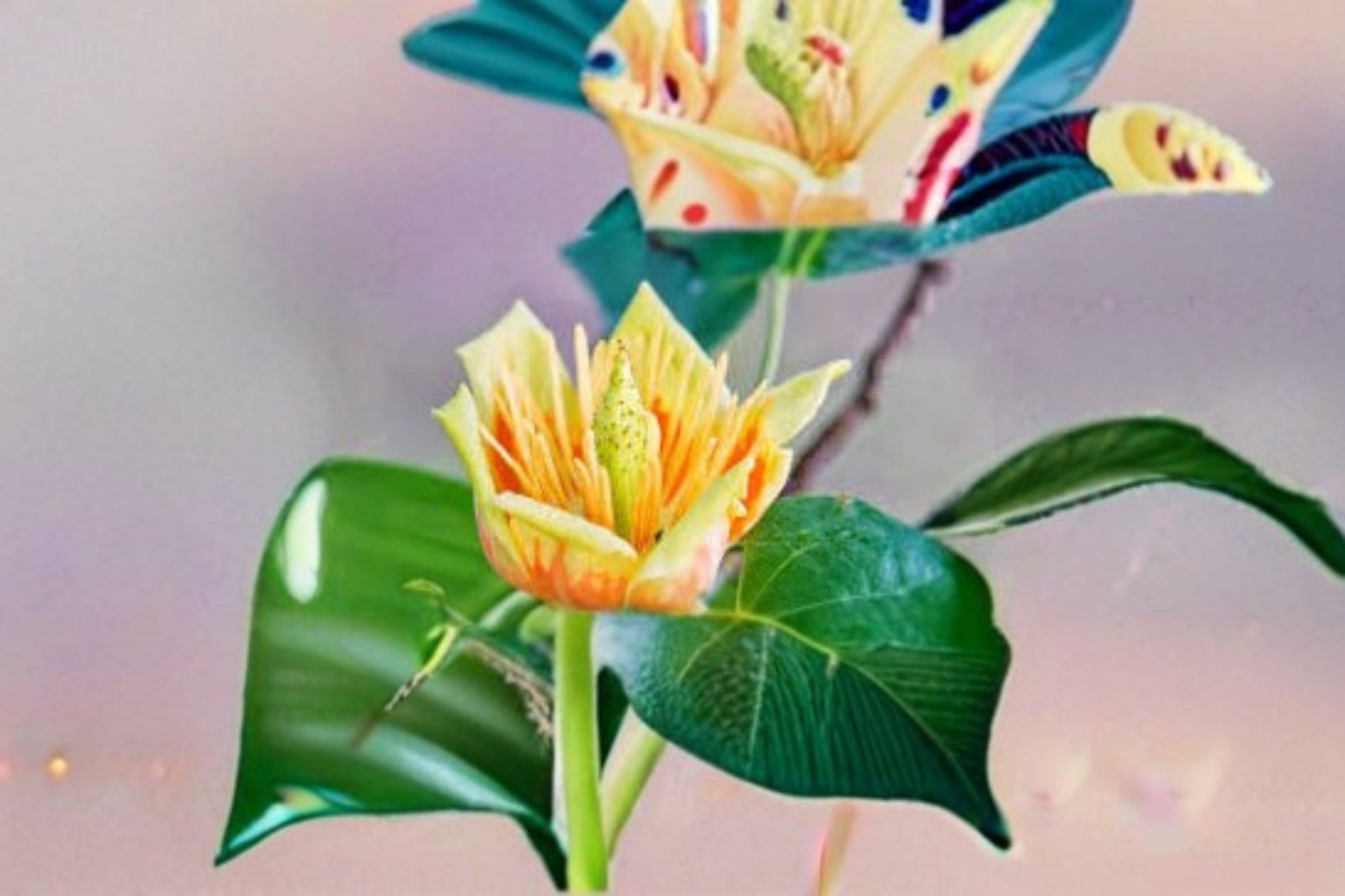 Tulip Tree Live Plant - Liriodendron tulipifera - Fast-Growing Shade Tree with Distinctive Tulip-Shaped Blooms