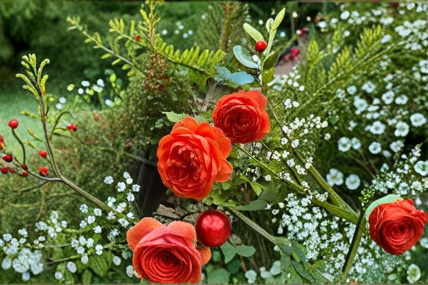 Austango Rose Live Plant - Own Root Garden Rose - Pink Ornamental Flowering - Rosa hybrid - Ideal for Garden Beds & Containers
