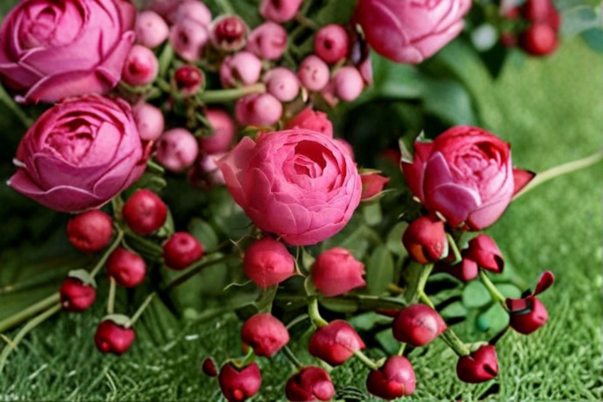 Live Raspberry Rose Plant - Raspberry Pink Cut Rose - Rosa hybrid - Ornamental Flowering Rose for Gardens and Containers