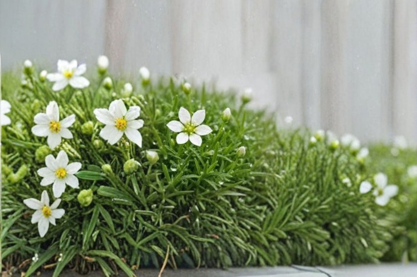 Irish Moss Plant - Live Perennial Groundcover - Sagina subulata - Low-Growing Green Foliage with White Flowers