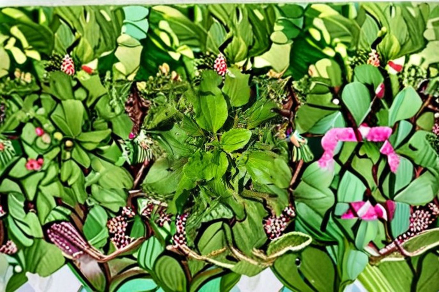 Broadleaf Plantain Live Plant Clump - Edible Herb (Plantago major) - Hardy Perennial for Herb Gardens and Ground Cover