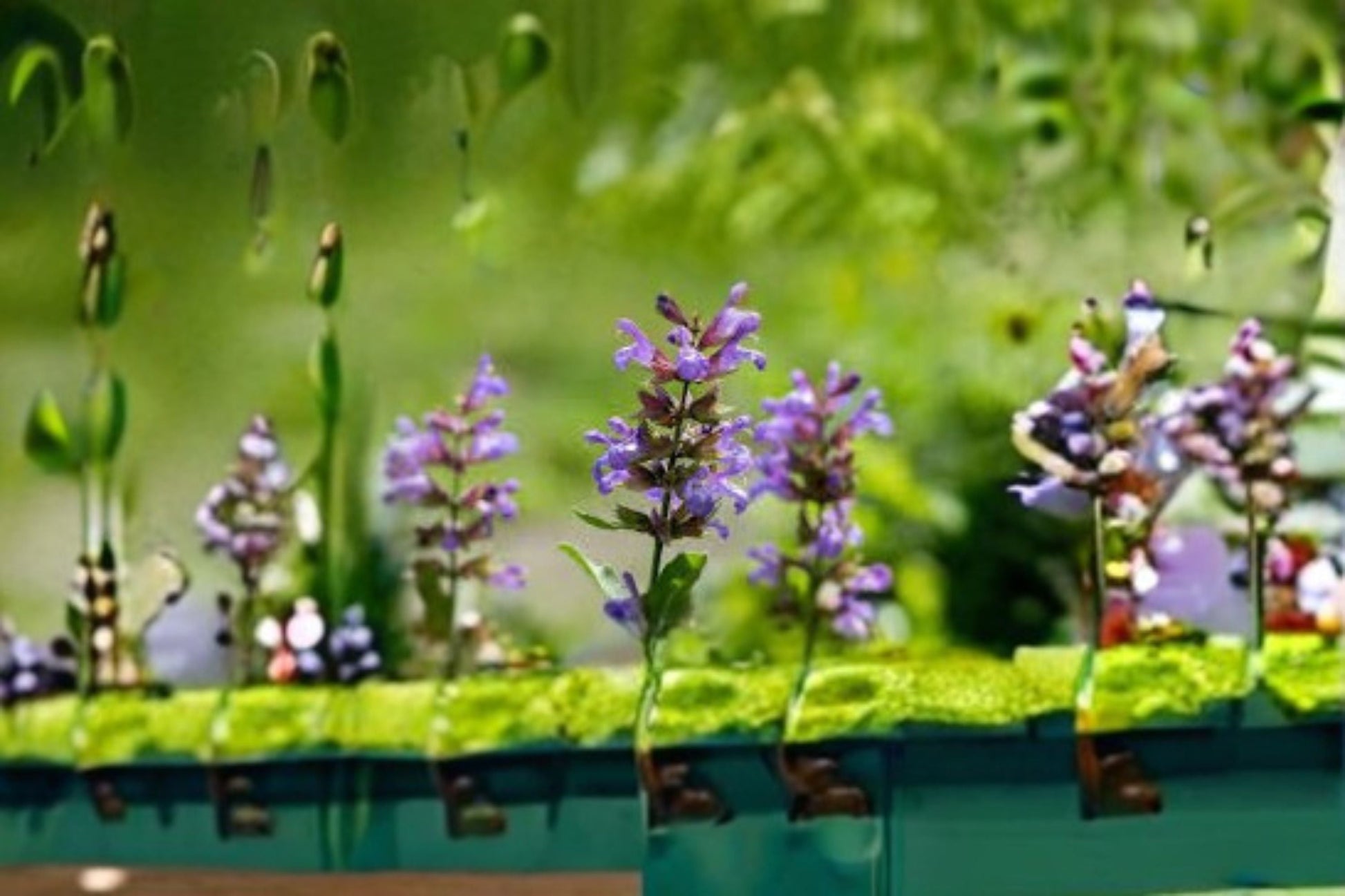 Common Sage Plant 2.5-Inch Culinary Herb Salvia officinalis - Aromatic Perennial for Containers and Gardens