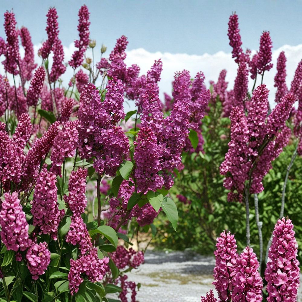 Ludwig Spaeth French Lilac - 1 Gallon Pot - Deep Purple Blooms - Syringa vulgaris ‘Ludwig Spaeth’ - Fragrant Flowering Shrub