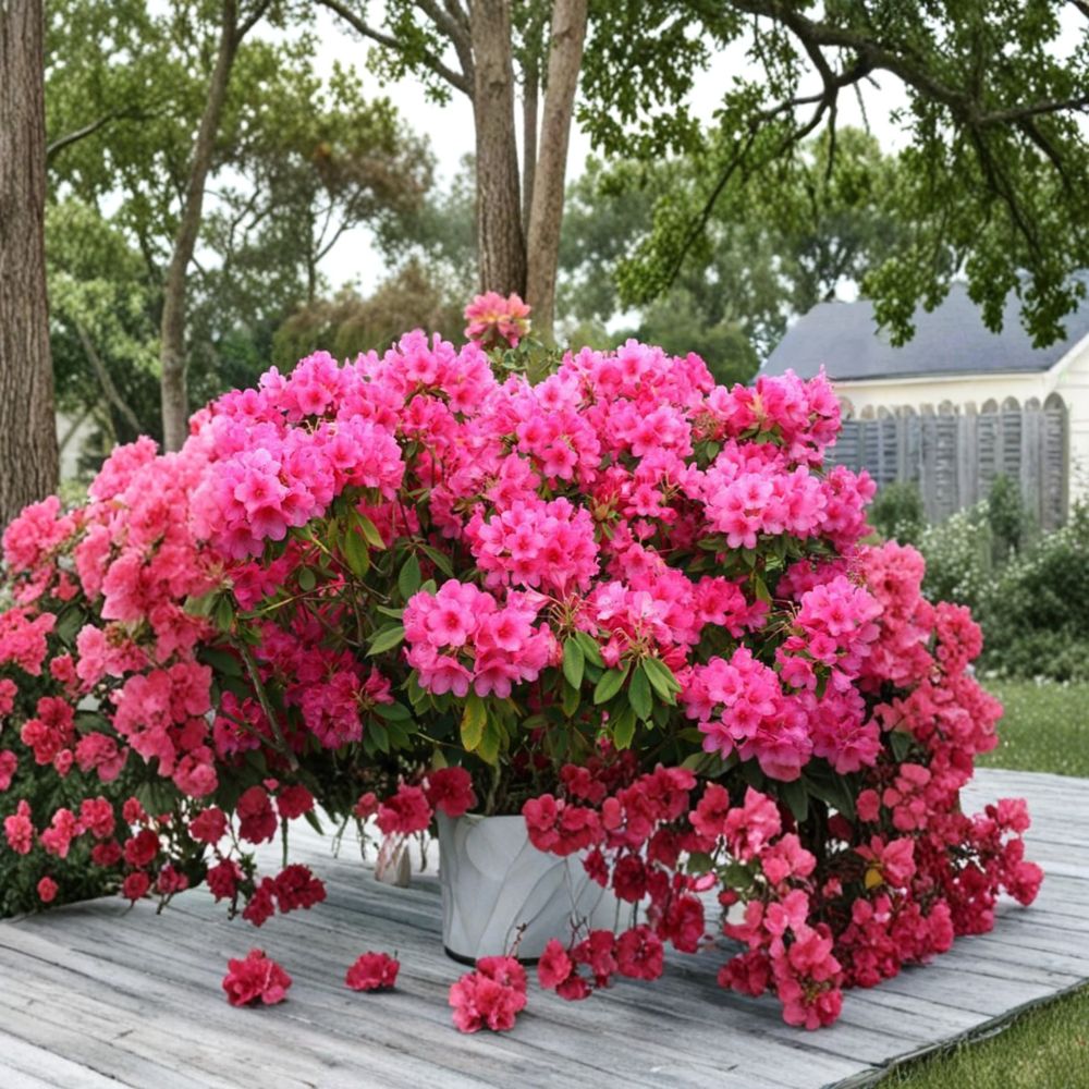 Rhododendron ‘Anna Rose Whitney’ Live Shrub | Pink Blooming Evergreen | Fast Growing Hardy Plant | Rhododendron Hybrid