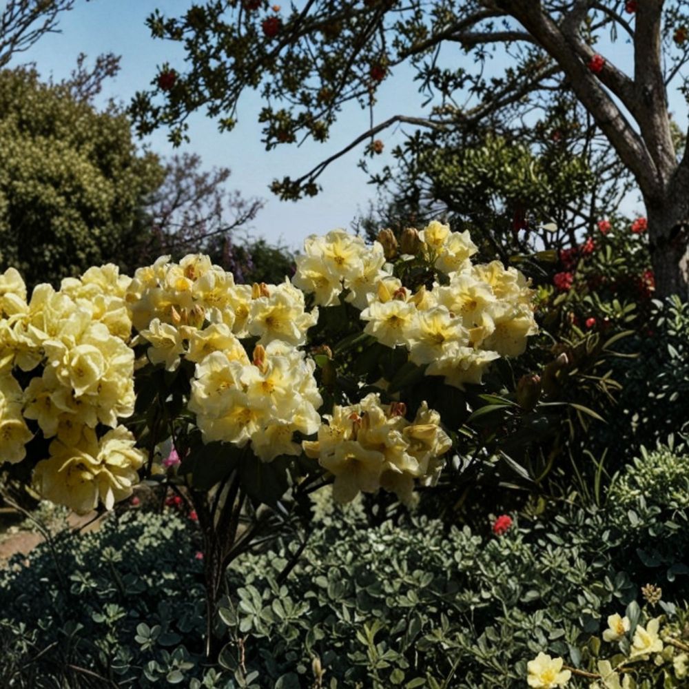 Rhododendron 'Karen Triplett' Live Evergreen Shrub | Yellow Blooming Landscape Plant | Cold Hardy | Container Grown #2