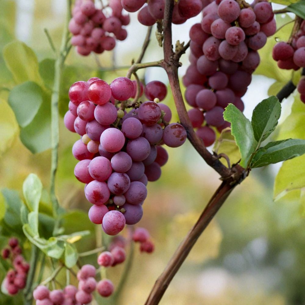 5 Yates Grape Cuttings – Late Season Red Variety – Vitis labrusca – Live Propagation Stems for Easy Home Growing