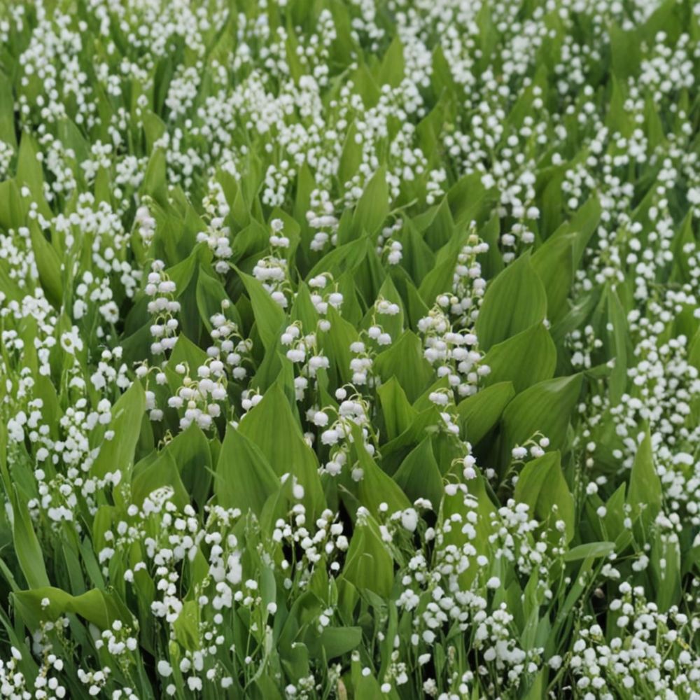 Lily of the Valley 20 Live Bare Root Plants | Fragrant White Flowers | Convallaria majalis | Shade Garden Perennial Groundcover