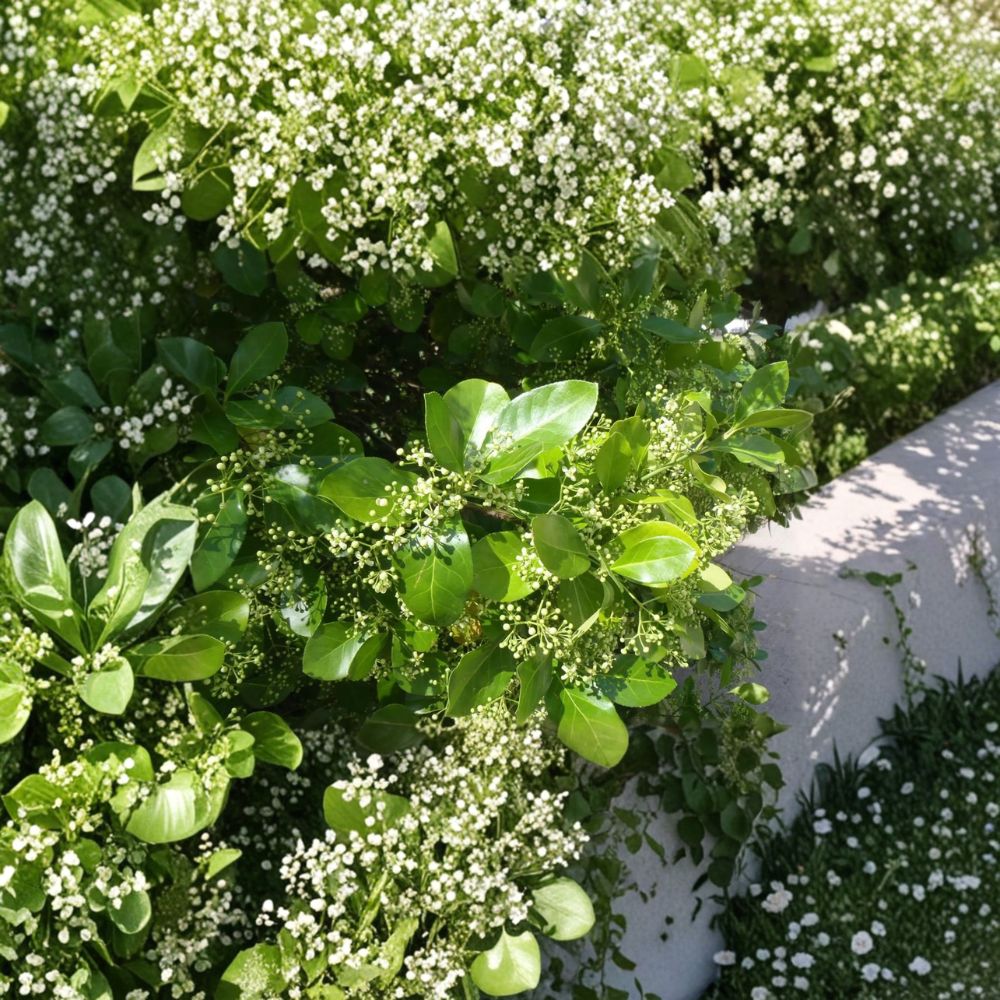 Manhattan Euonymus Shrub - 3 Gallon Pot - Evergreen Privacy Hedge - Euonymus kiautschovicus - Low Maintenance Landscape Plant
