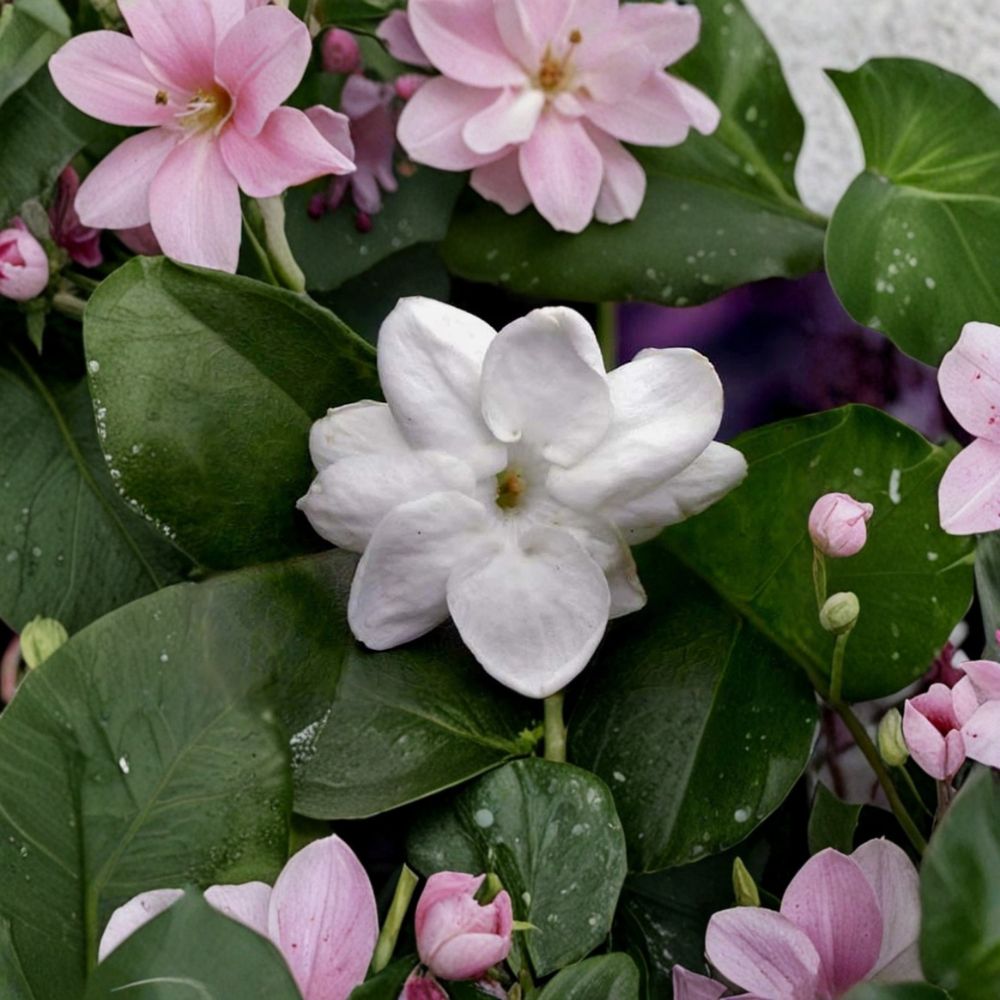 Jasmine Cutting 12" Unrooted Maid of Orleans Fragrant Tea Plant Jasminum sambac Indoor Outdoor Vine