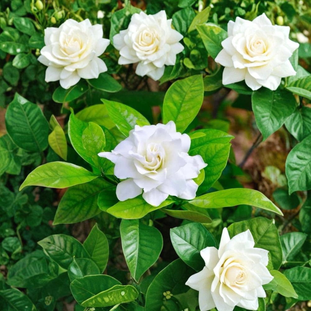 August Beauty Gardenia Live Plant - 12-16" Fragrant White Blooms - Gardenia jasminoides - Outdoor Patio Shrub