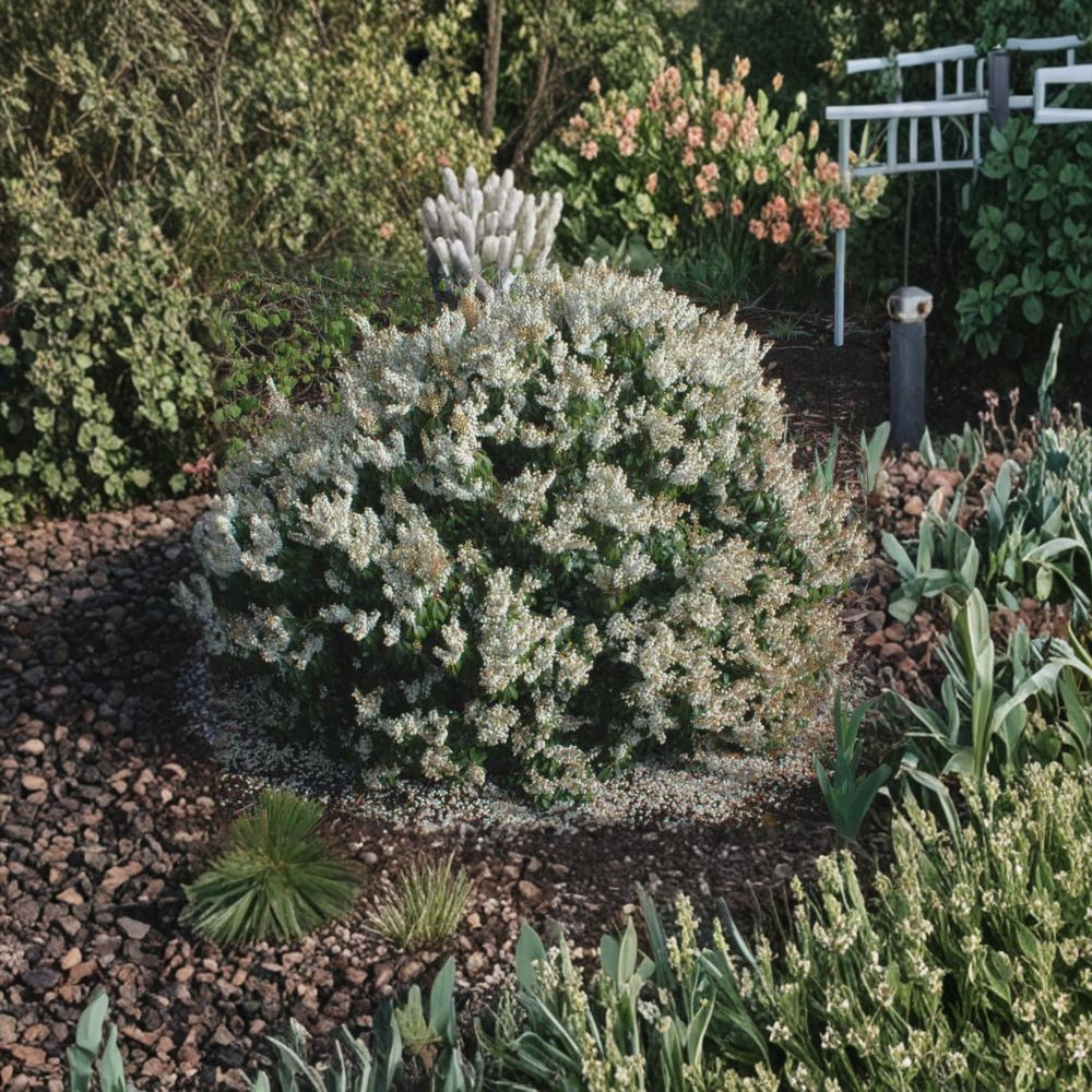 Pieris japonica ‘Spring Snow’ Live Evergreen Shrub | White Blooms | Deer Resistant | Grown in #1 Container