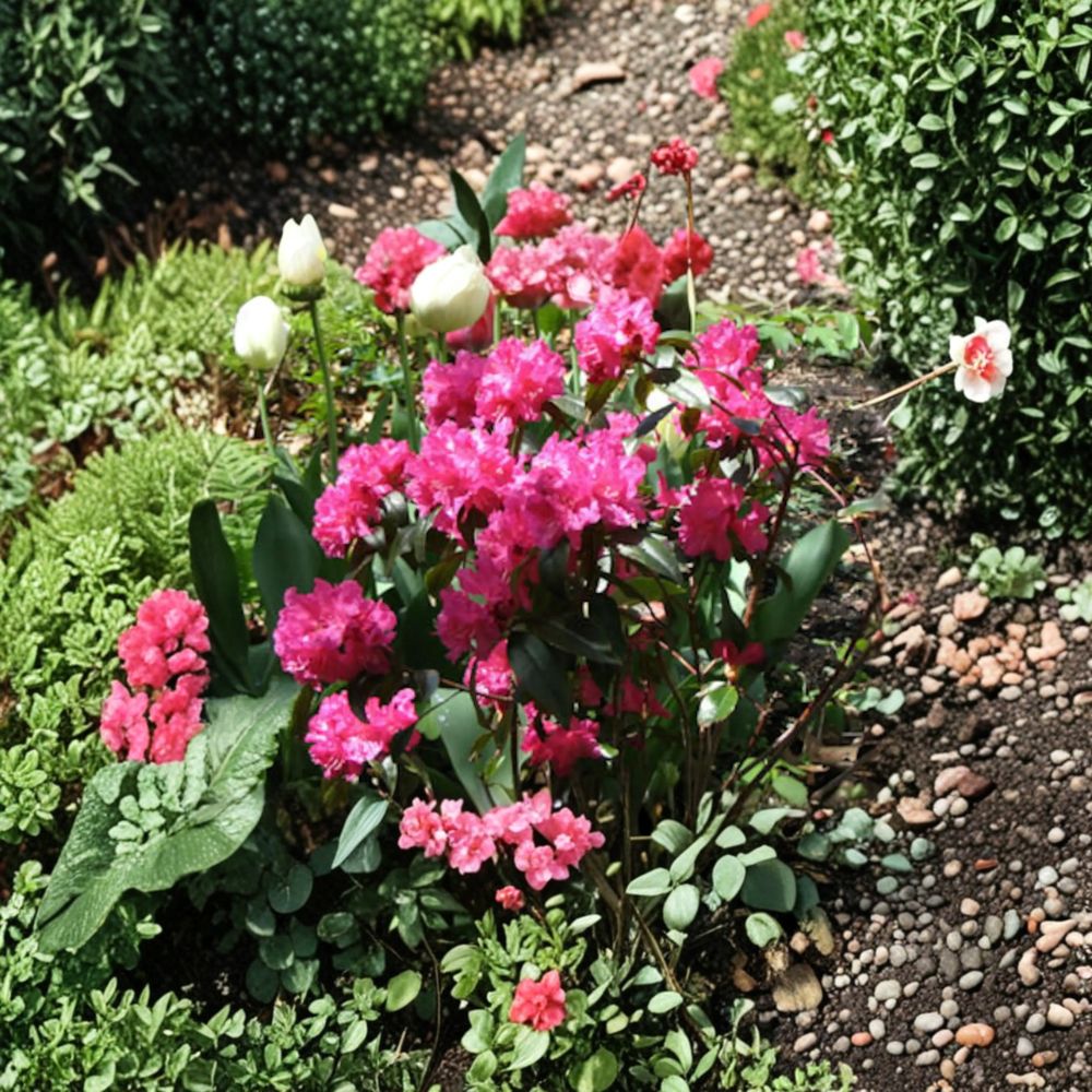 Rhododendron PJM ‘Landmark’ Plant | Cold Hardy Evergreen Shrub | Bright Pink Blooms | Rhododendron PJM ‘Landmark’ #3 Container