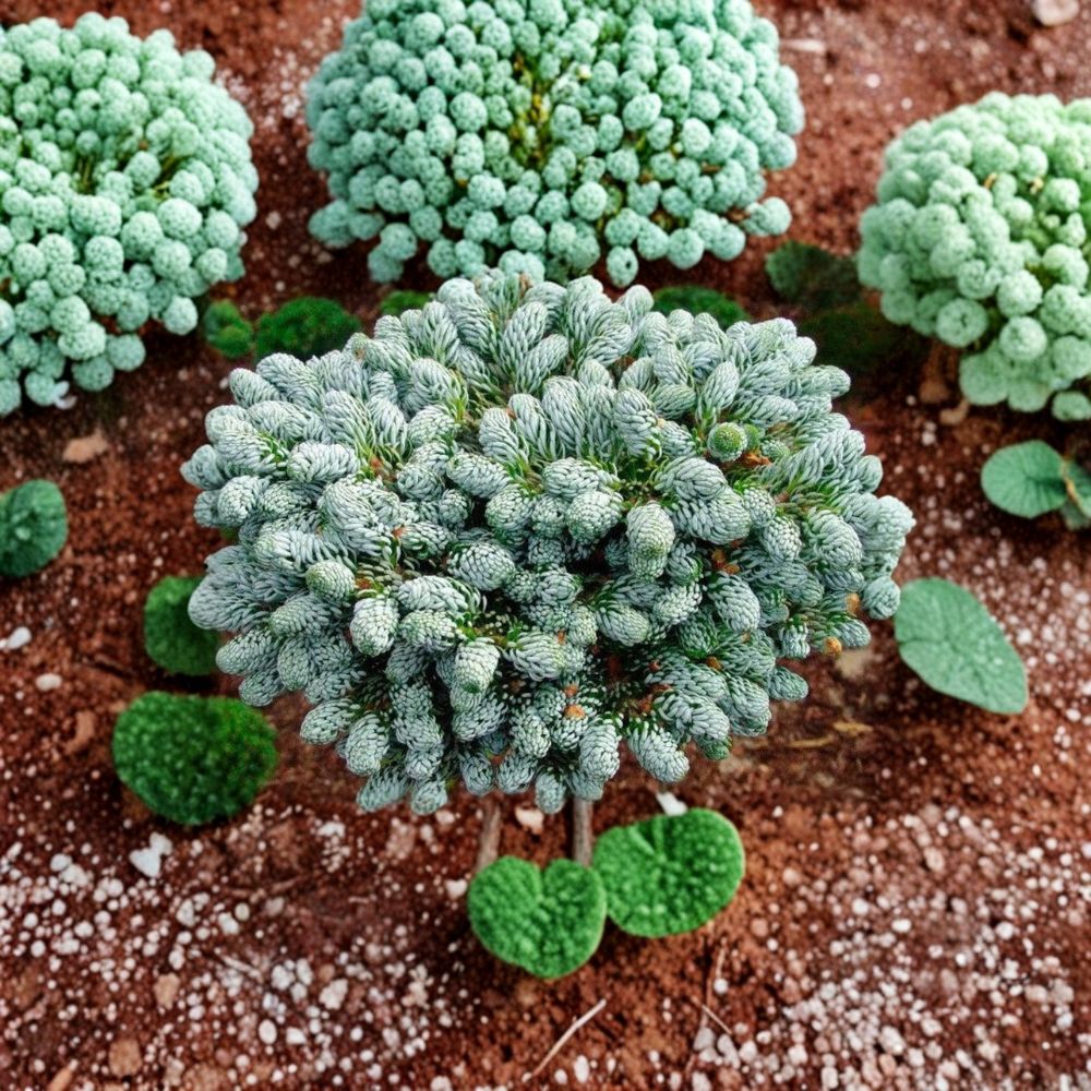 Dwarf Korean Fir Plant | #1 Container Grown | Silver Blue Evergreen | Abies koreana ‘Ice Breaker’ | Rare Landscape Conifer