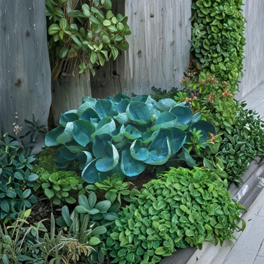Abiqua Drinking Gourd Hosta Starter Plant | 3 Inch Blue Green Slug Resistant Perennial | Hosta ‘Abiqua Drinking Gourd’
