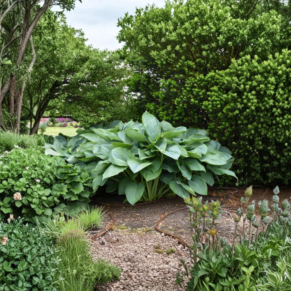 Empress Wu Hosta Starter Plant | 3 Inch Pot | Giant Dark Green Foliage | Hosta 'Empress Wu' | Live Shade Perennial