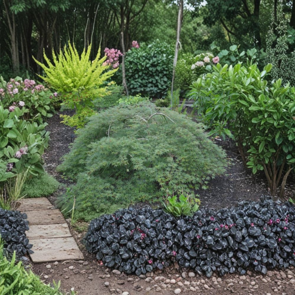 Weeping Laceleaf Japanese Maple Tree | 25-30 Inches | Acer palmatum dissectum ‘Emerald Lace’ | Heat Tolerant Green Foliage