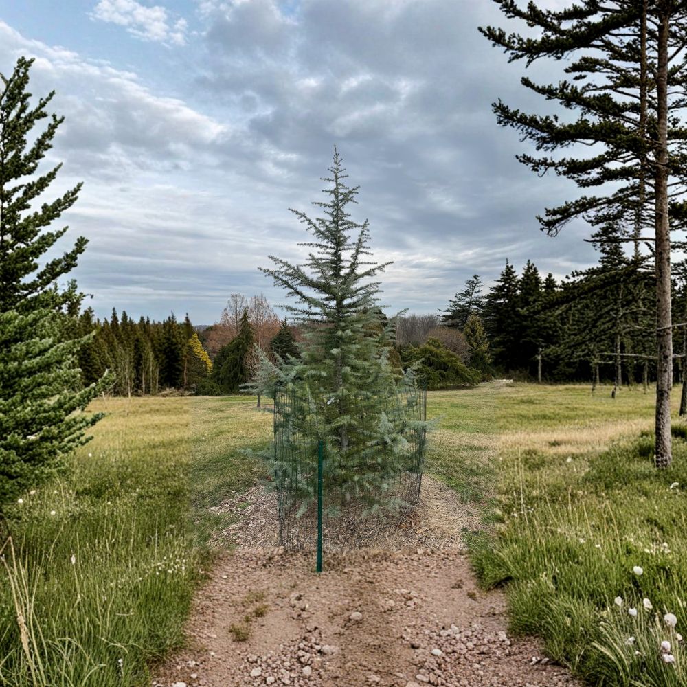 Electra Blue Deodar Cedar Live Plant | 1 Gallon Pot | Silvery Blue Evergreen Conifer | Cedrus deodara 'Electra Blue'