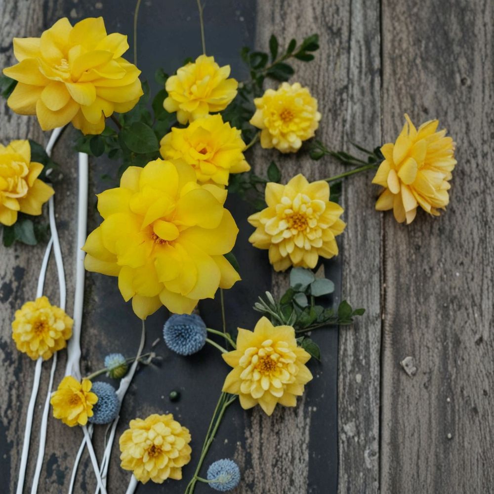 Gold Glow Rose Plant - 2 Gallon Bright Yellow Hybrid Tea Rose - Rosa hybrid 'Gold Glow' - Fragrant & Easy to Grow