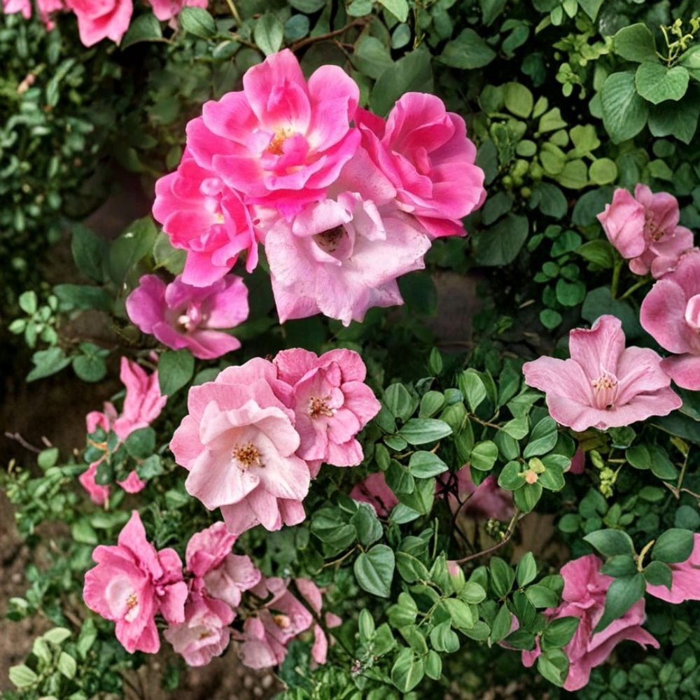 Pink Knock Out® Rose Shrub Plant | 2 Gallon Live Plant | Medium Pink Flowers | Rosa 'RADcon' | Disease Resistant & Easy Care