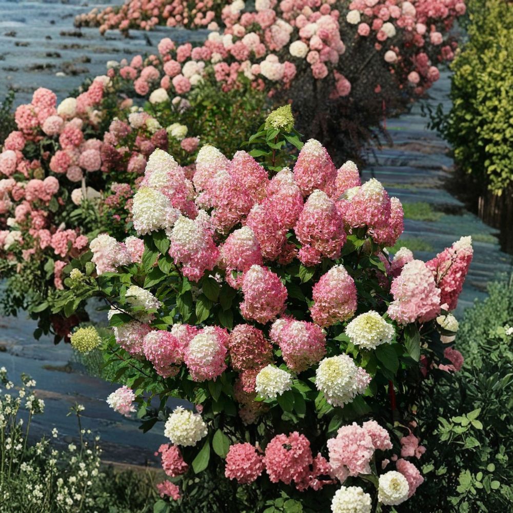 Quick Fire Fab® Hydrangea - 4 Inch Pot Plant - Early Blooming Color Changing Shrub - Hydrangea paniculata ‘Quick Fire Fab®’