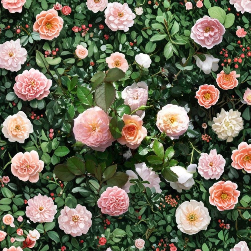 Apricot Drift® Rose Live Plant | 3 Gallon | Disease Resistant Groundcover Rose | Rosa hybrida 'Apricot Drift'