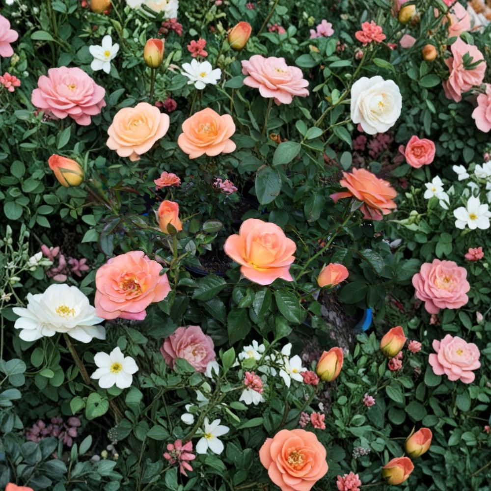 New Year Grandiflora Rose Plant | 3 Gallon | Vibrant Orange Blooms | Rosa Grandiflora 'New Year' | Hardy Rose Bush