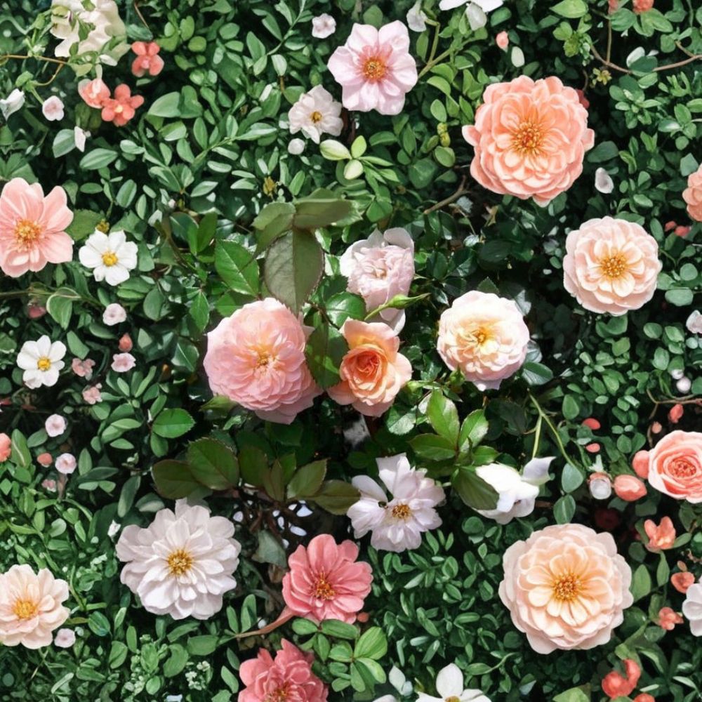 Apricot Drift Rose Plant | 5 Gallon | Rosa 'Apricot Drift' | Disease Resistant Groundcover | Easy to Grow Flowering Shrub