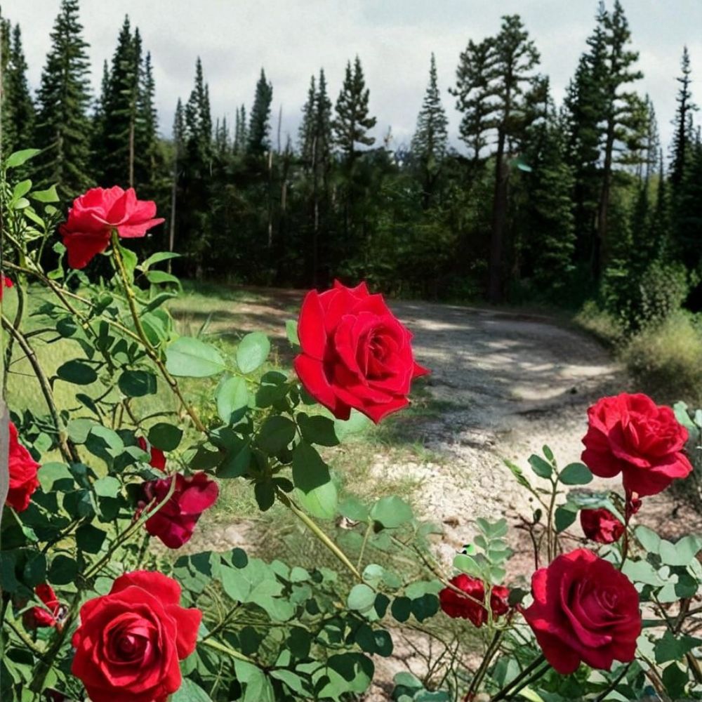 Climbing Rose Plant - 5 Gallon Fragrant Red Don Juan - Rosa hybrida - Easy to Grow for Trellis & Garden - Established Root System