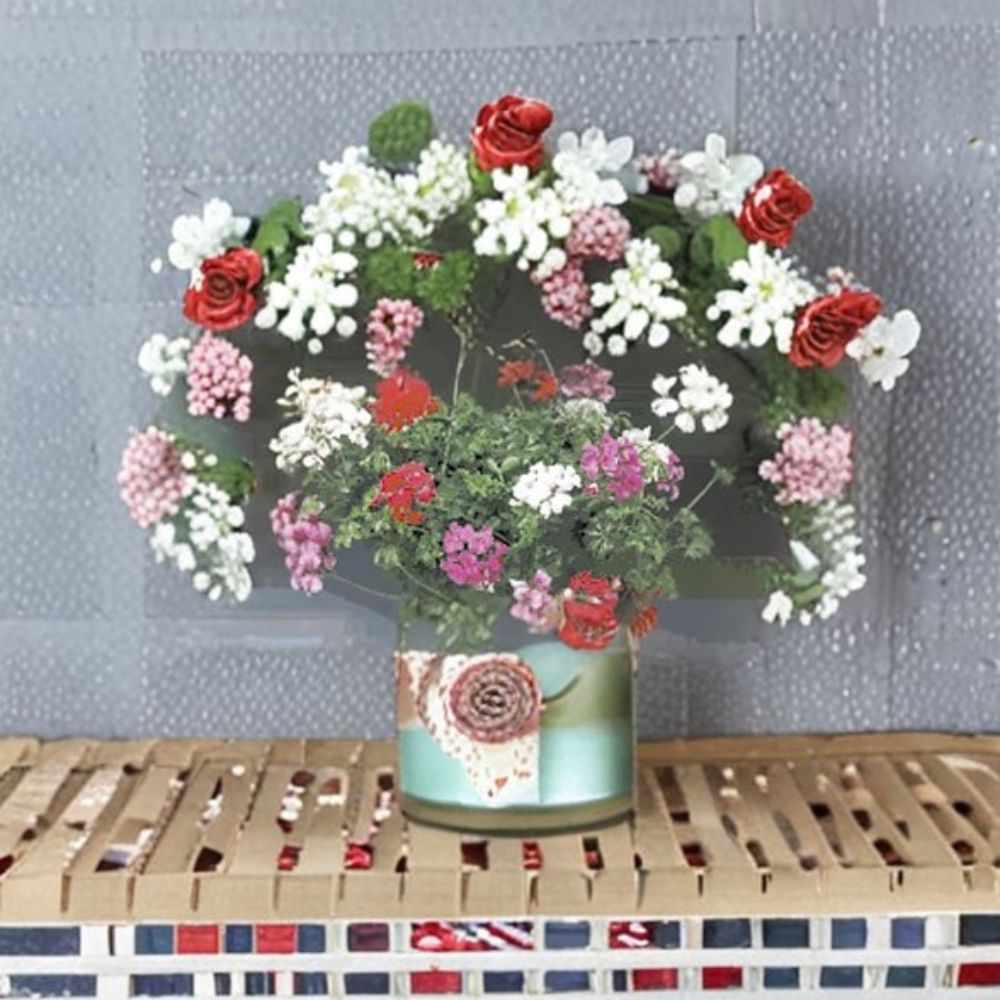 Geranium Seeds - 100 Count - Tornado Mix Pelargonium - Cascading Colorful Blooms - Sweetly Scented - Easy to Grow