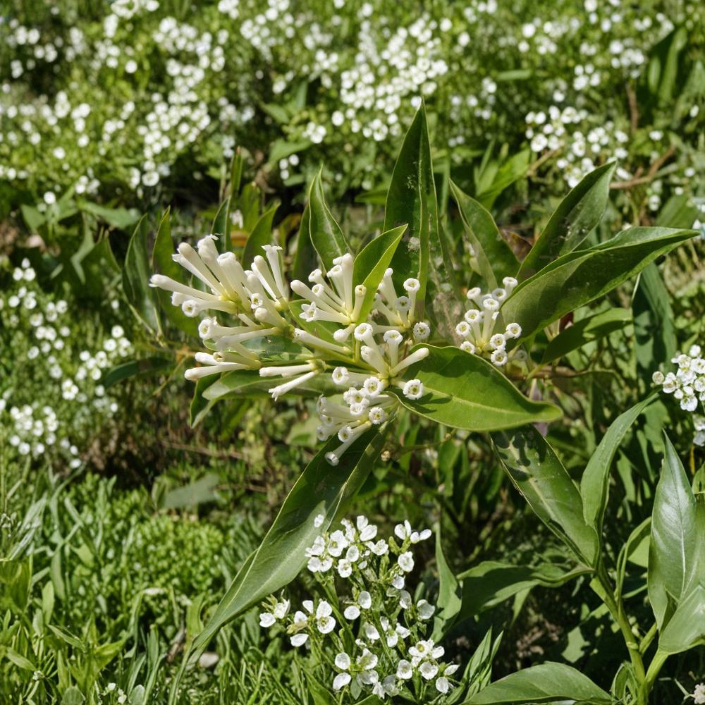 White Chocolate Jasmine Seeds - 10 Seeds Cestrum diurnum - Fragrant Day Blooming Jessamine - Rare Tropical Shrub