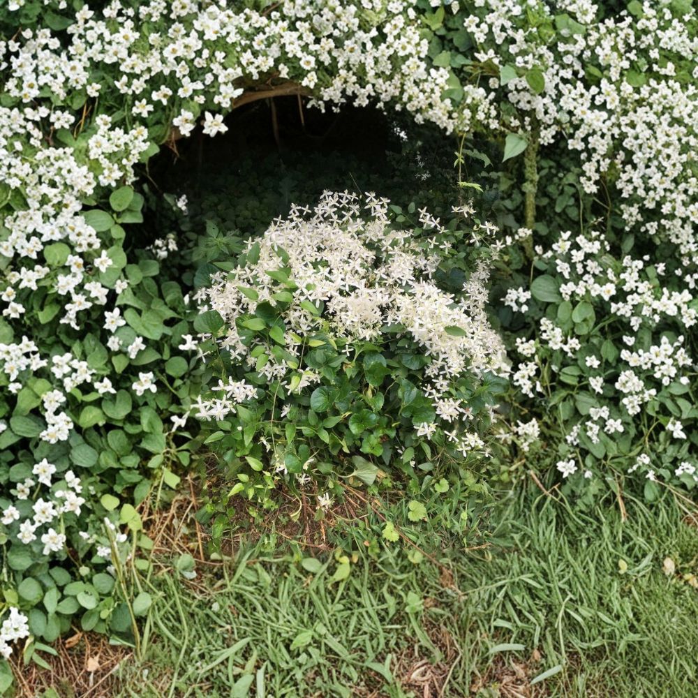 Carolina Jasmine Seeds - 100+ Pack White Star Fragrant Vine | Jasminum spp. | Evergreen Climbing Flower for Outdoor Garden