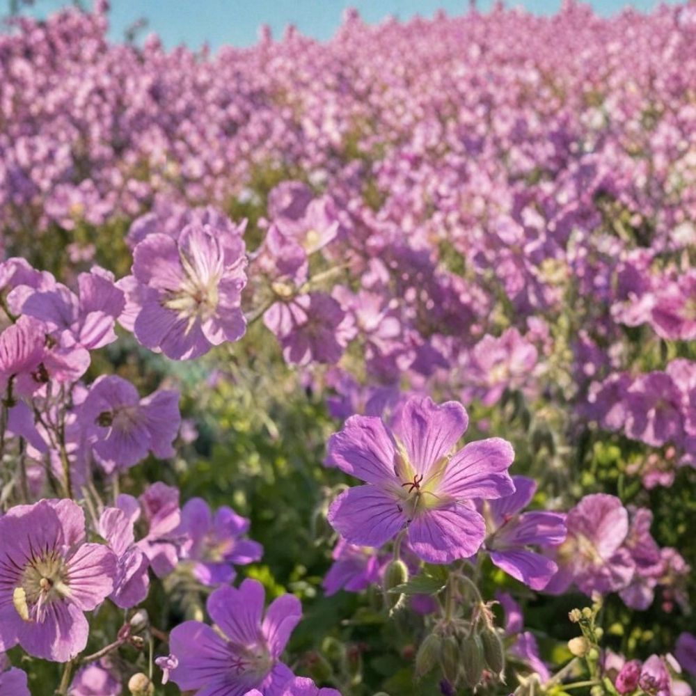 Sirak Geranium Seeds - 25+ Premium Flower Seeds | Colorful Pelargonium spp. | Easy to Grow | Patio & Balcony Friendly