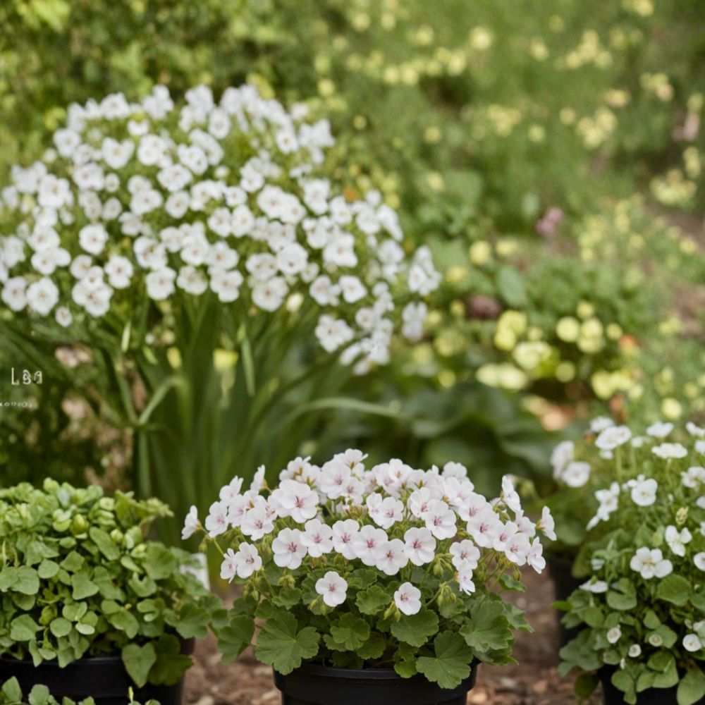 Geranium Cantabrigiense 'Biokovo' Live Plant | 1 Gallon Hardy Cranesbill Groundcover | Pollinator Friendly | Easy to Grow