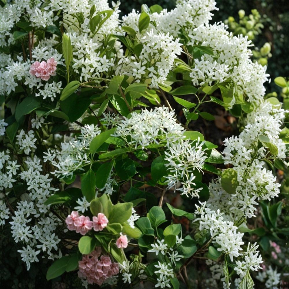 White Fringe Tree Live Plant | 6–12 Inch in 4" Pot | Fragrant White Flowers | Chionanthus virginicus | Native Ornamental Tree