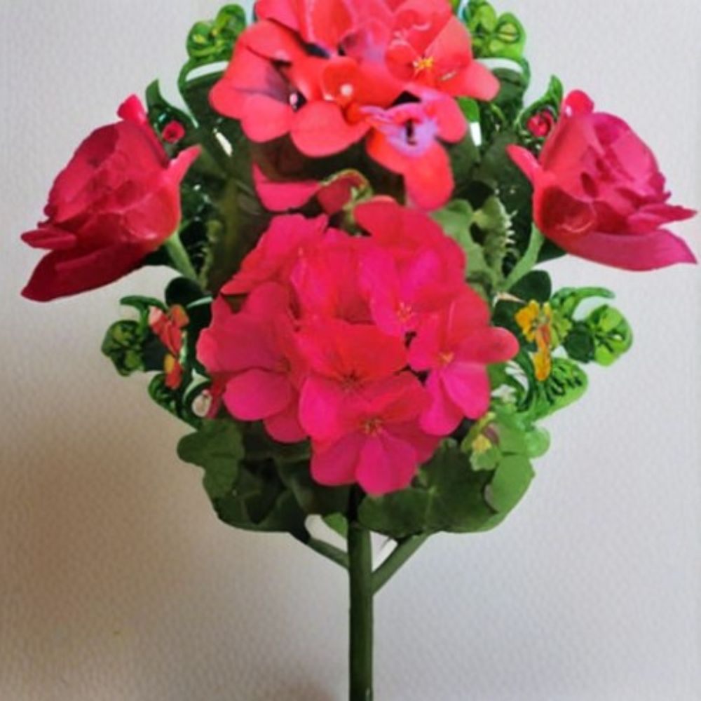 Geranium Seeds - 1,000 Coated Seeds - Multibloom Violet - Pelargonium x hortorum - Compact, Continuous Blooms, Easy to Grow