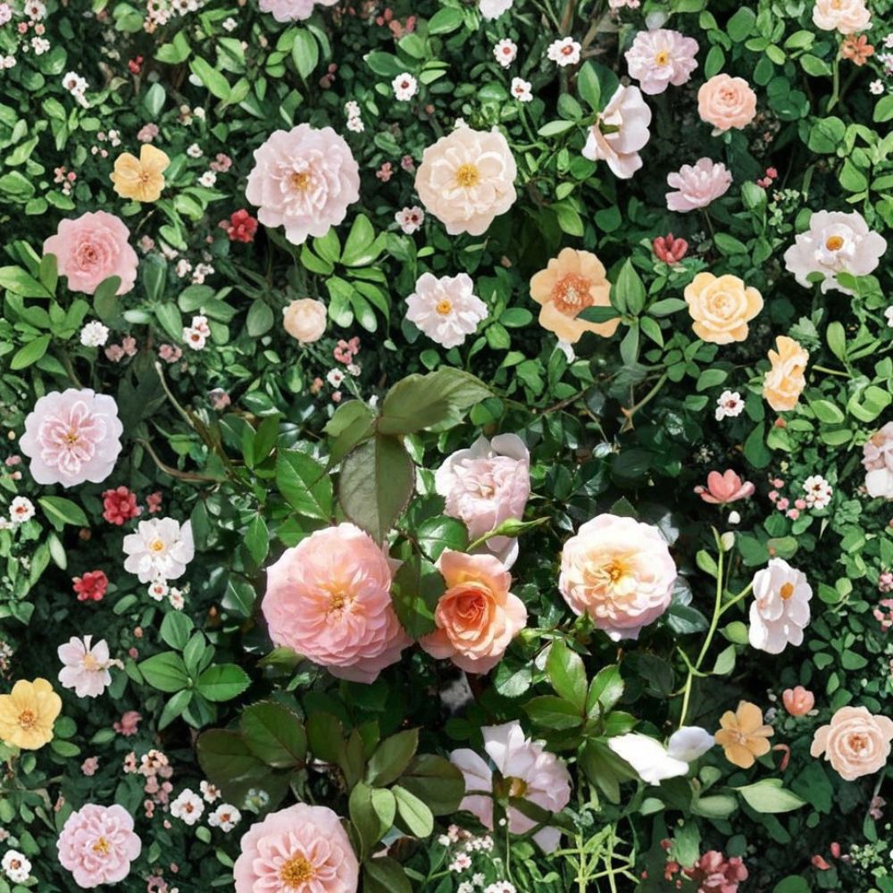 Apricot Drift Rose Live Shrub 5 Gallon | Disease Resistant Groundcover | Continuous Apricot Blooms | Rosa 'Apricot Drift'