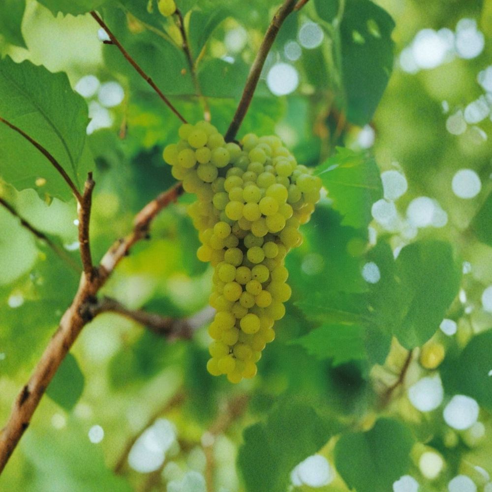 Marquis Seedless White Grape Vine 2 Gallon | Vitis vinifera | Sweet Seedless Table Grapes | Self-Fertile & Productive