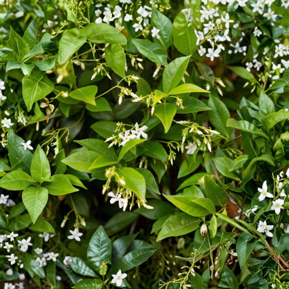 Confederate Star Jasmine Live Plant | 4-6 Inches | Fragrant Flowering Vine | Trachelospermum jasminoides | Easy to Grow