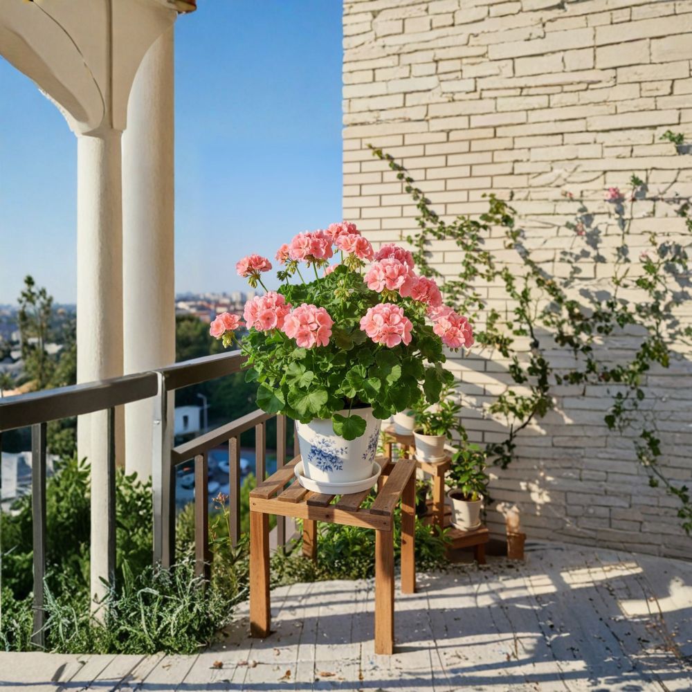 Geranium Flower Seeds 100PCS | Easy to Grow Ornamental Blooms | Pelargonium spp. for Balcony & Patio Gardening