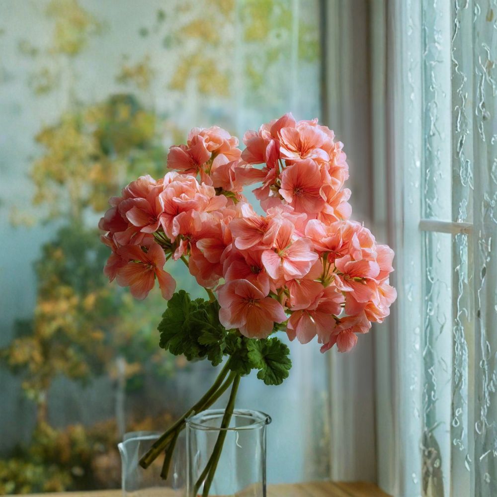 Maverick Salmon Geranium Seeds - 10 F1 Hybrid Seeds - Pelargonium hortorum - Easy to Grow, Patio & Container Friendly