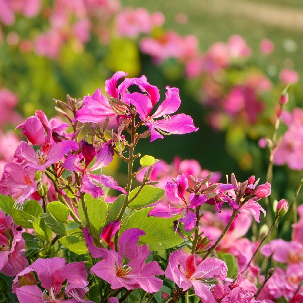 Bauhinia Purpurea Seed - Geranium Orchid Tree - Exotic Purple Blooms - Hummingbird & Butterfly Friendly - Tropical Flowering Tree