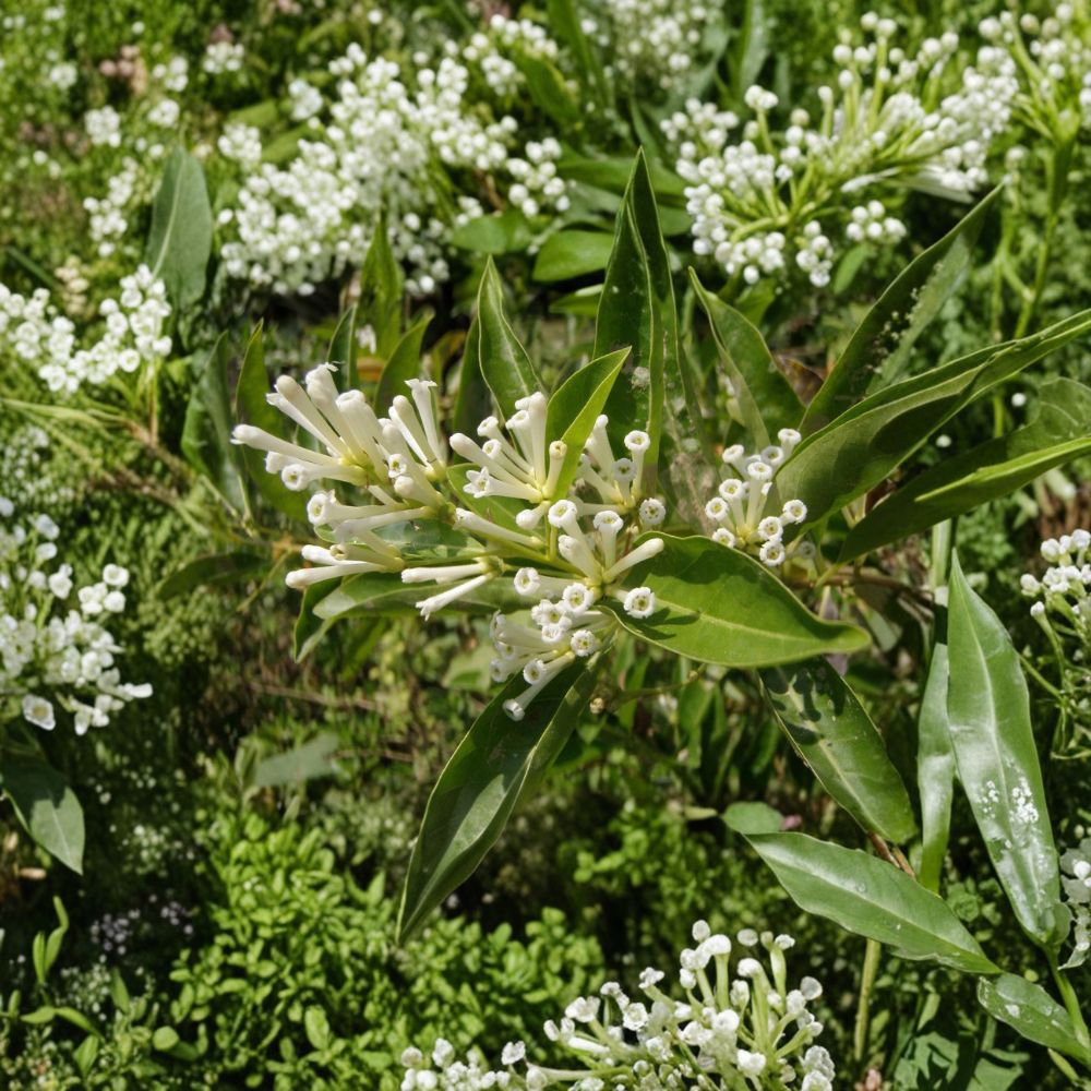 White Chocolate Jasmine Seeds | 10 Seeds | Cestrum diurnum | Day-Blooming Fragrant Tropical Shrub | Day Jessamine Plant