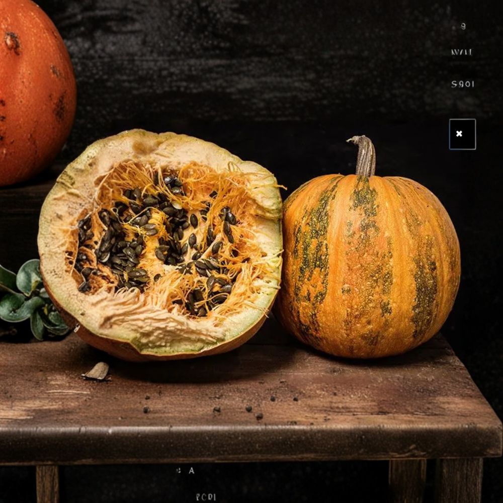 Lady Godiva Pumpkin Seeds | 40 Organic Non-GMO Hulless Kakai Variety | Cucurbita pepo Heirloom Edible Seeds