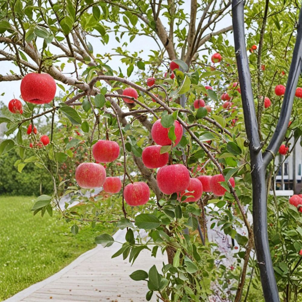 Fuji Apple Tree Bare Root | Semi-Dwarf M7 Rootstock | Malus domestica | Edible Fruit Garden Tree