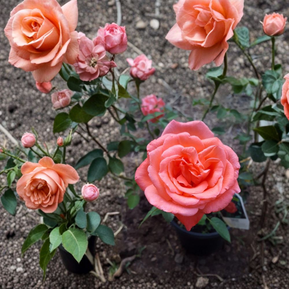 Tropicana Hybrid Tea Rose Plant | 3 Gallon Orange Shrub | Fragrant Rosa Hybrid | Garden Landscape Favorite